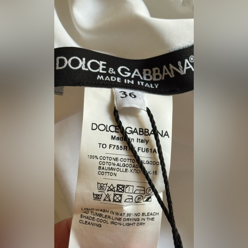 DOLCE & GABBANA 
Ruched Crop Top - Picture 6 of 7